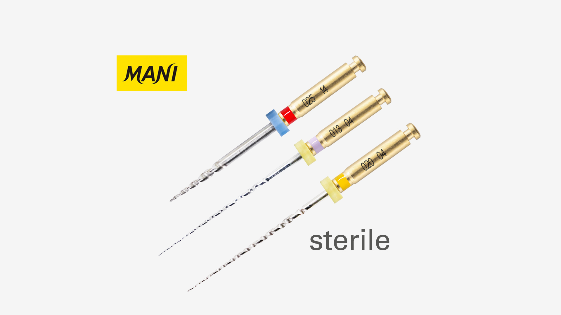 JIZAI Orifice und Gleitpfad KIT sterile NiTi-Feilen (3 Feilen / Pck) – Endodontie