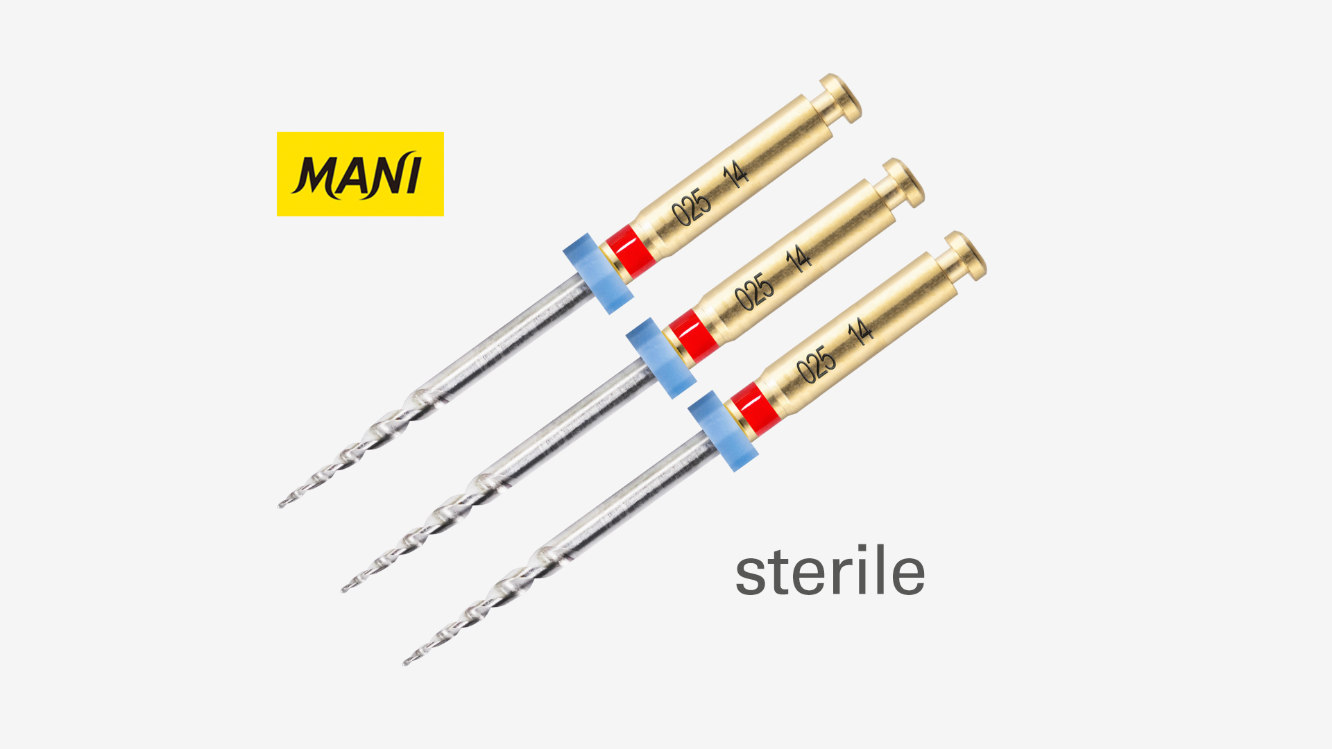 JIZAI Orifice Opener sterile NiTi-Feilen (3 Feilen / Pck) – Endodontie
